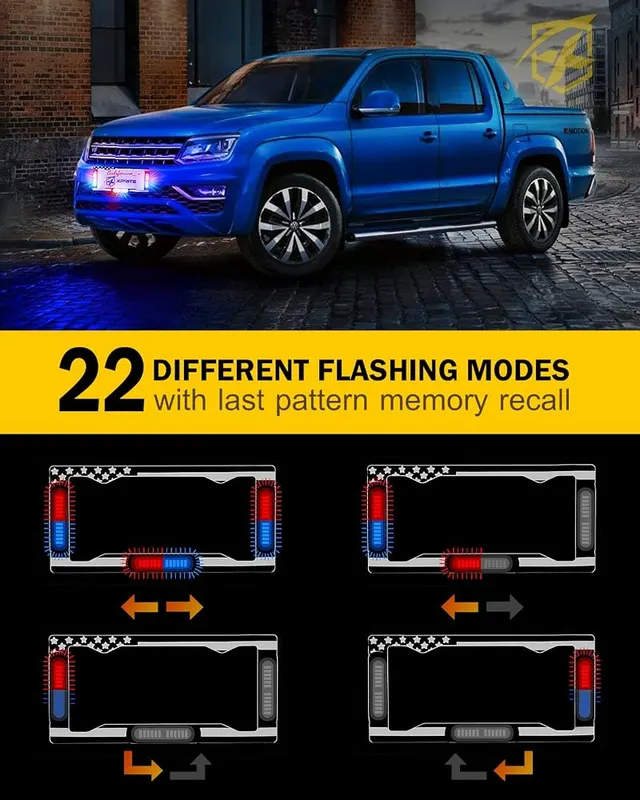 Xprite 36 LED License Plate Strobe Light – Lighting Your License Plate