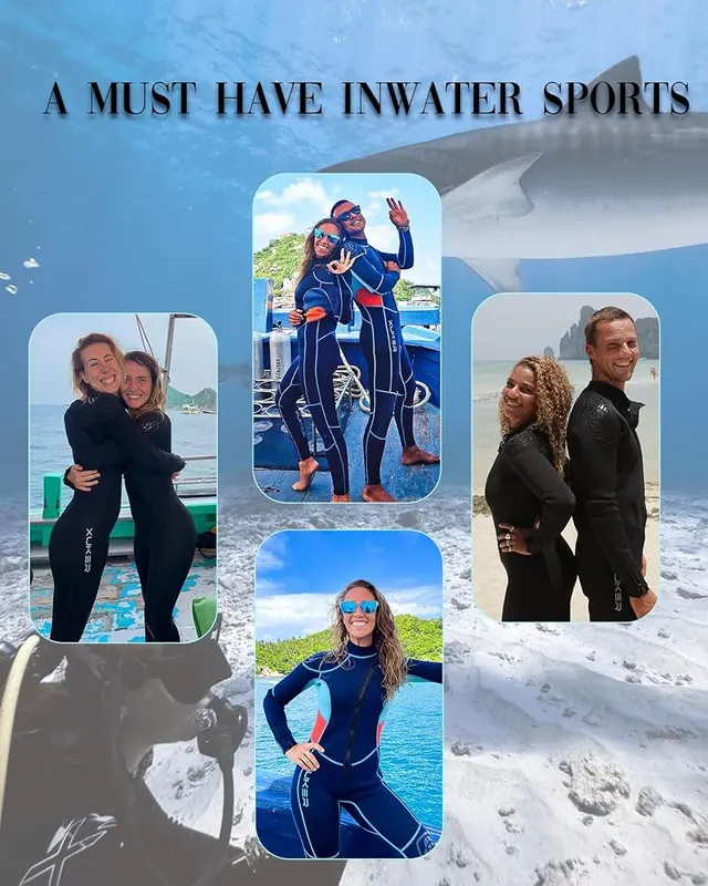 XUKER Mens Wetsuit 3mm – Ideal for Various Sports