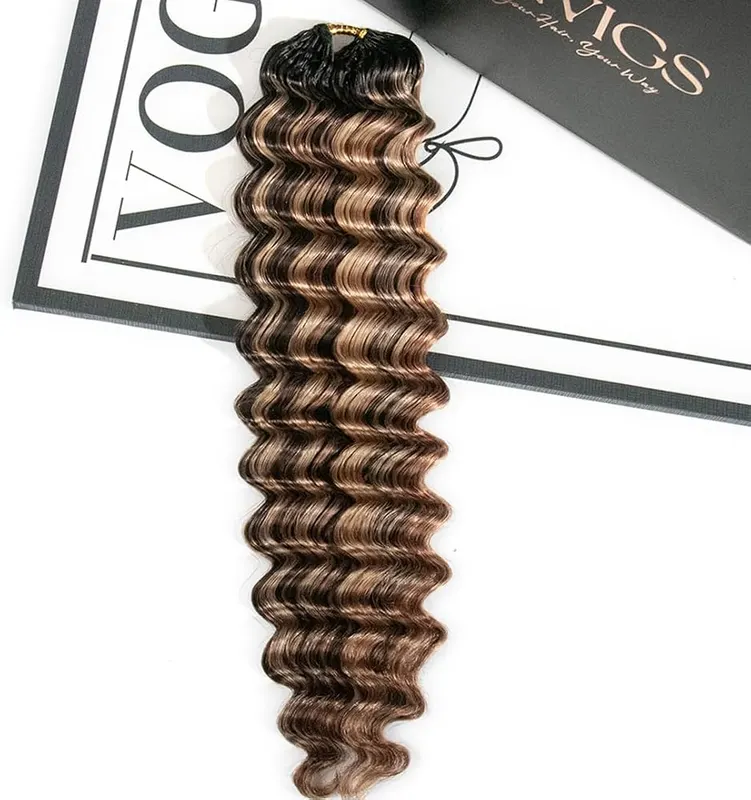 Y WIGS YWIGS Deep Wave Crochet Human Hair Reusable – Reusable for multiple installs
