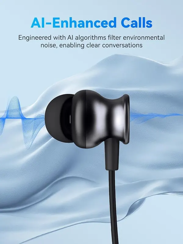 YADGS Bluetooth Neckband Headphones – Crystal Clear Calls with Mic