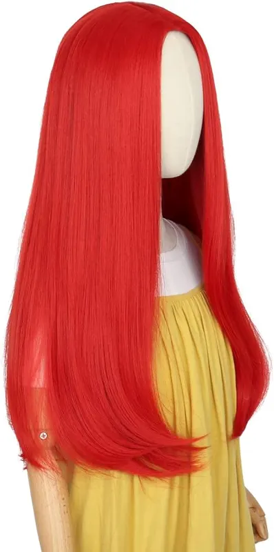 Yan Dream Long Straight Red Wig – Exquisite Gift
