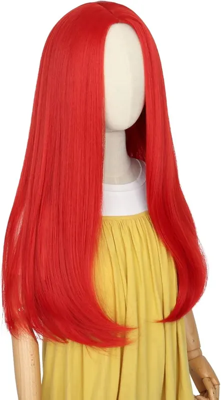 Yan Dream Long Straight Red Wig – product photo 8 of 8