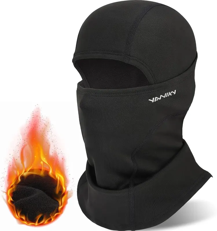 YANIKY Balaclava Ski Mask in Black