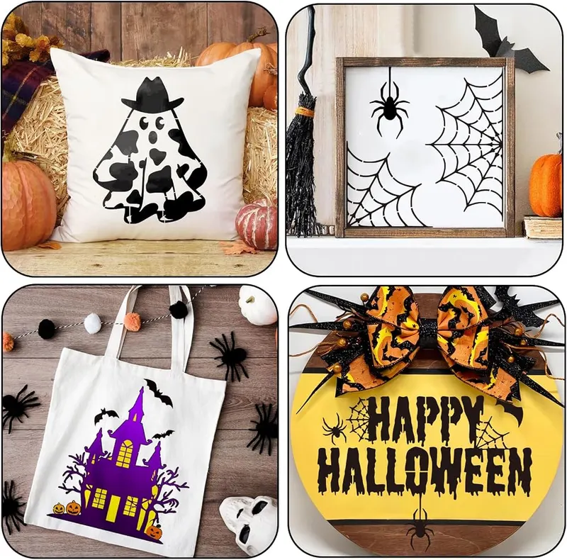 Yanroom 9pcs Halloween Stencils – Widely applicable