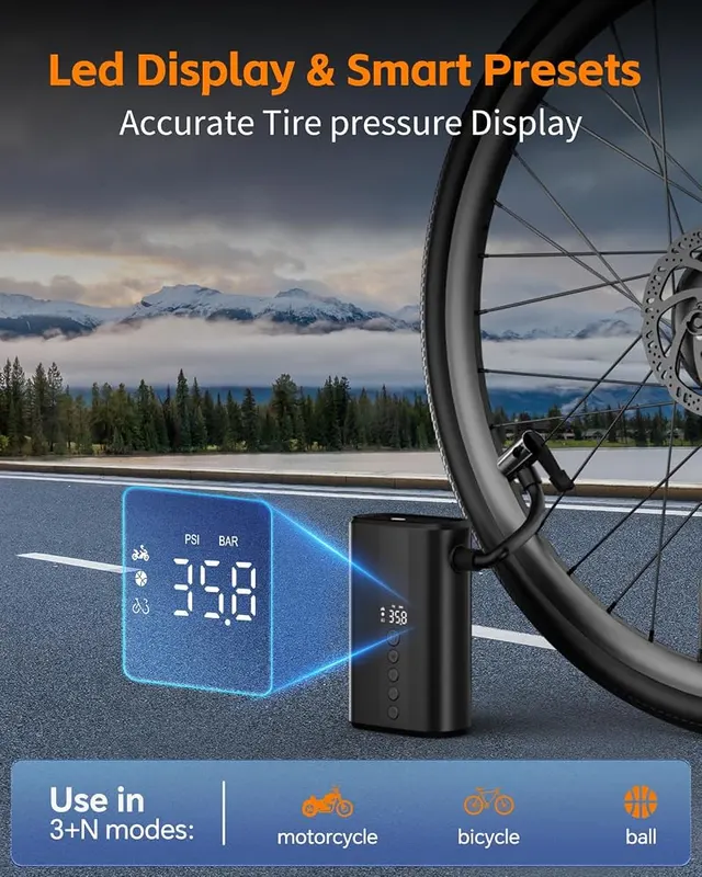 YANTU Bike Pump – product photo 7 of 7