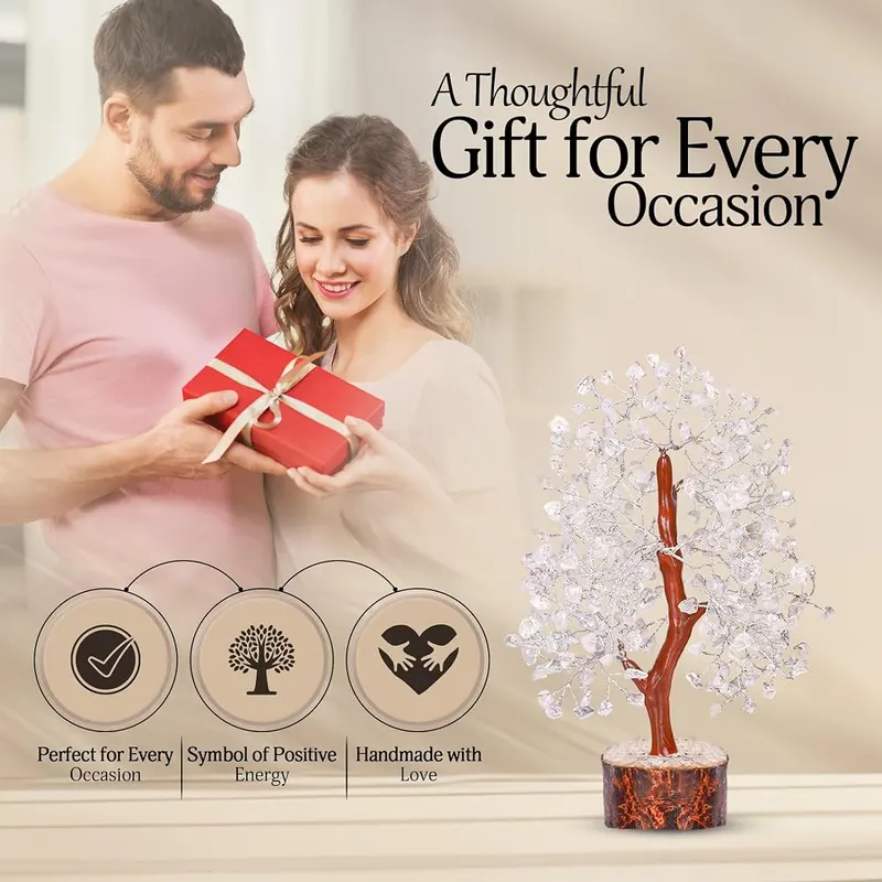 YATSKIA Clear Quartz Crystal Tree – product photo 7 of 7