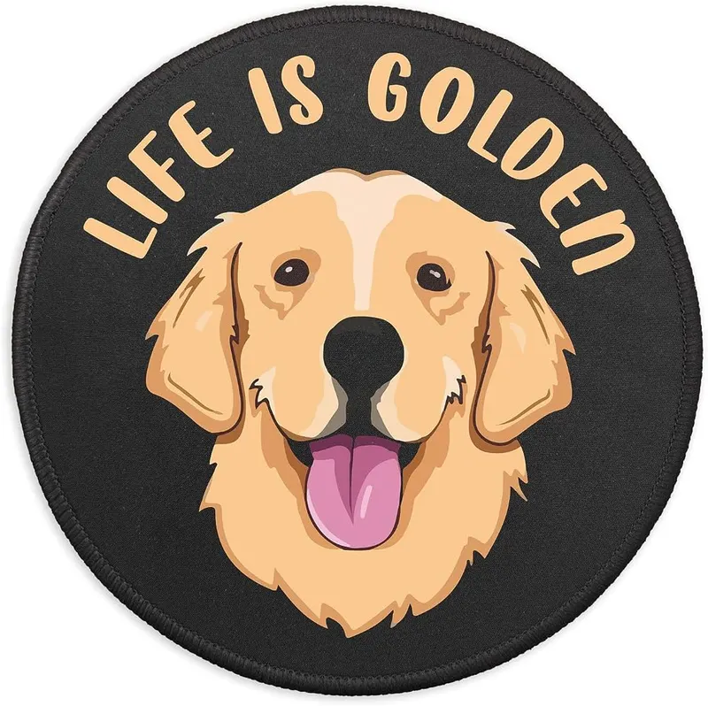 YAZMEEN Golden Retriever Mousepad,Mouse Pad