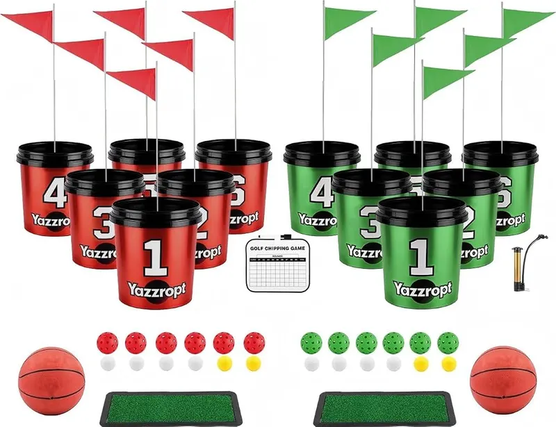 Yazzropt Giant 3-in-1 Outdoor Backyard Party Game