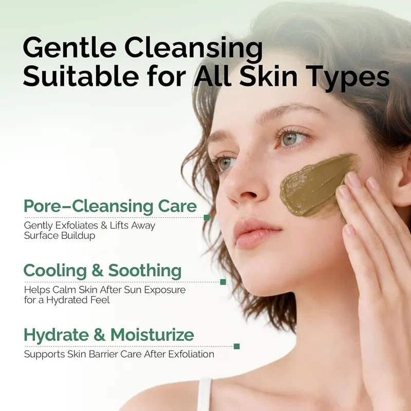 YBK Heartleaf Pore Clay Mask – Kaolin clay for oil absorption