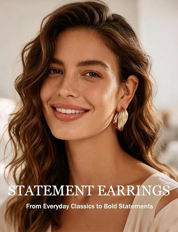 YEEZII Gold Hoop Earrings Set – Sizes from 20mm to 40mm