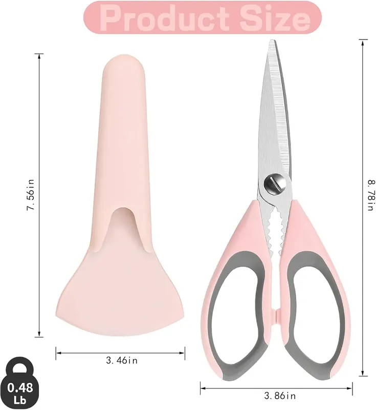 YLUIQDZL 2 Pack Kitchen Heavy Duty Scissors – Durable stainless steel material