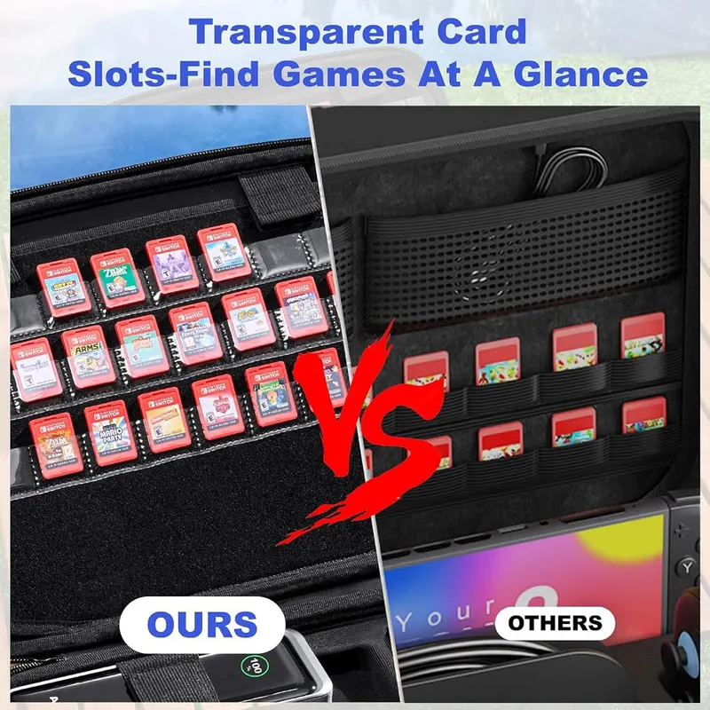 Ymirsfx Switch 2 case – Clear elastic cartridge holders