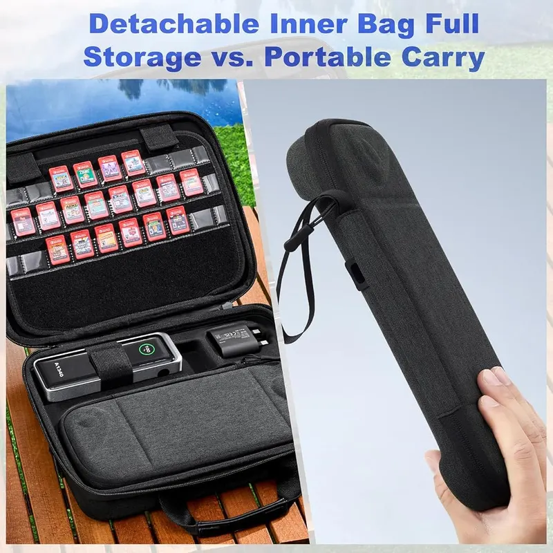 Ymirsfx Switch 2 case – Waterproof-coated exterior with water-resistant zippers