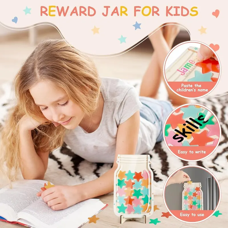 YNGRUE Magnetic Reward Jars – Made of high-quality materials