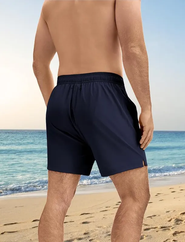 YnimioAOX Men Swim Trunks 5″ Compression Liner – product photo 4 of 5