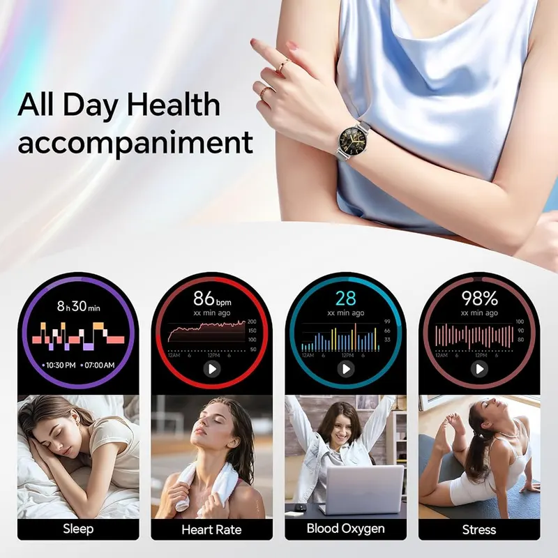Yoever Smart Watch – Bluetooth calling and smart notifications