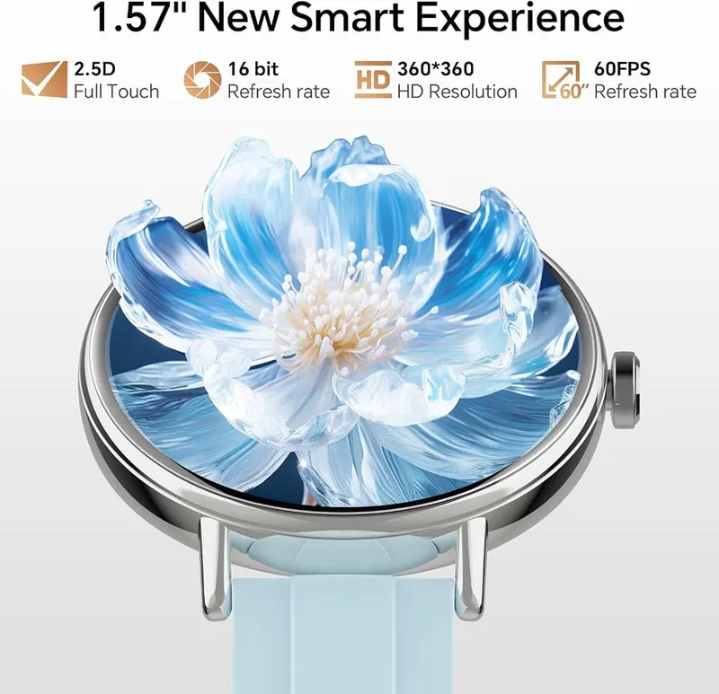Yoever Smart Watches – Vibrant 1.57 inch touch screen display