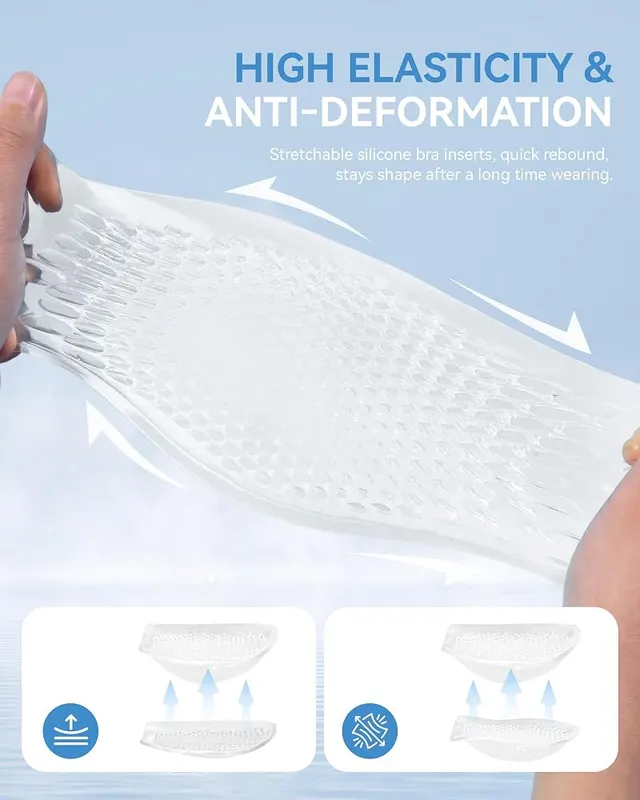 Yofidra Silicone Bra Inserts – Slide-in push-up shape
