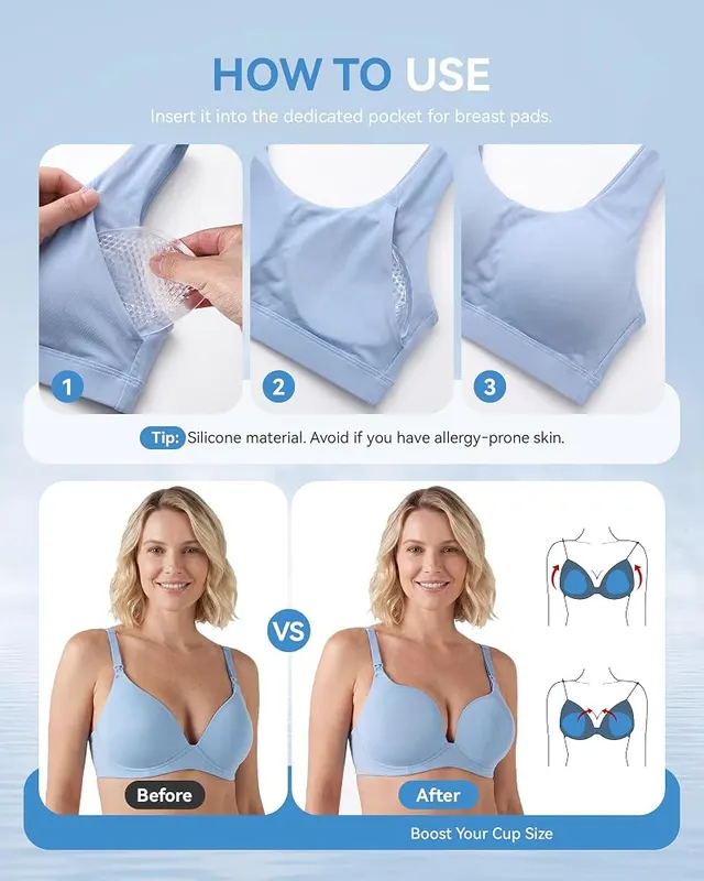 Yofidra Silicone Bra Inserts – Reusable after cleaning