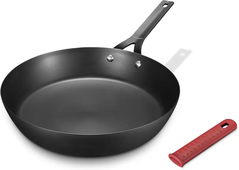 Yonida Carbon Steel Pan in Black