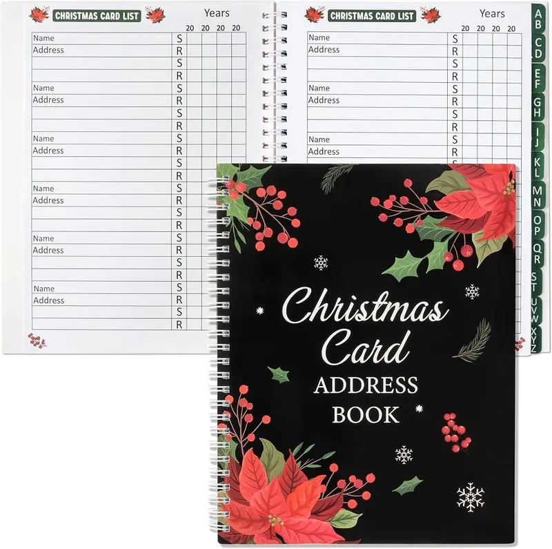 Yopyame Christmas Card Record Book