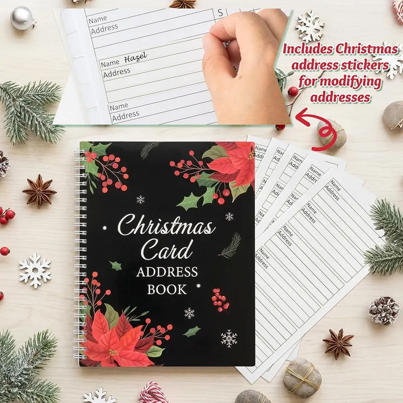 Yopyame Christmas Card Record Book – product photo 5 of 6