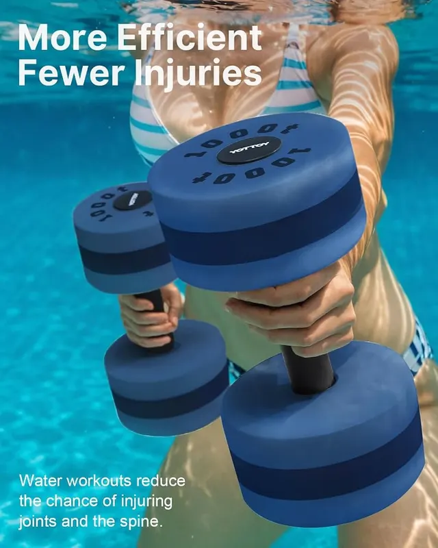YOTTOY Water Dumbbells – Buoyant resistance for pool workouts