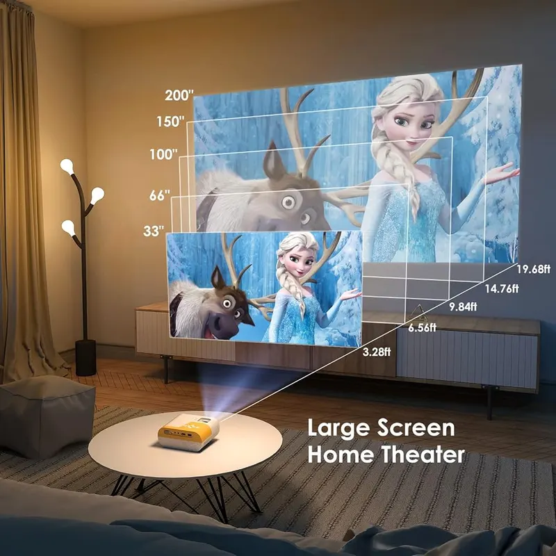 YOWHICK Mini Portable Projector – Designed for entertainment setups
