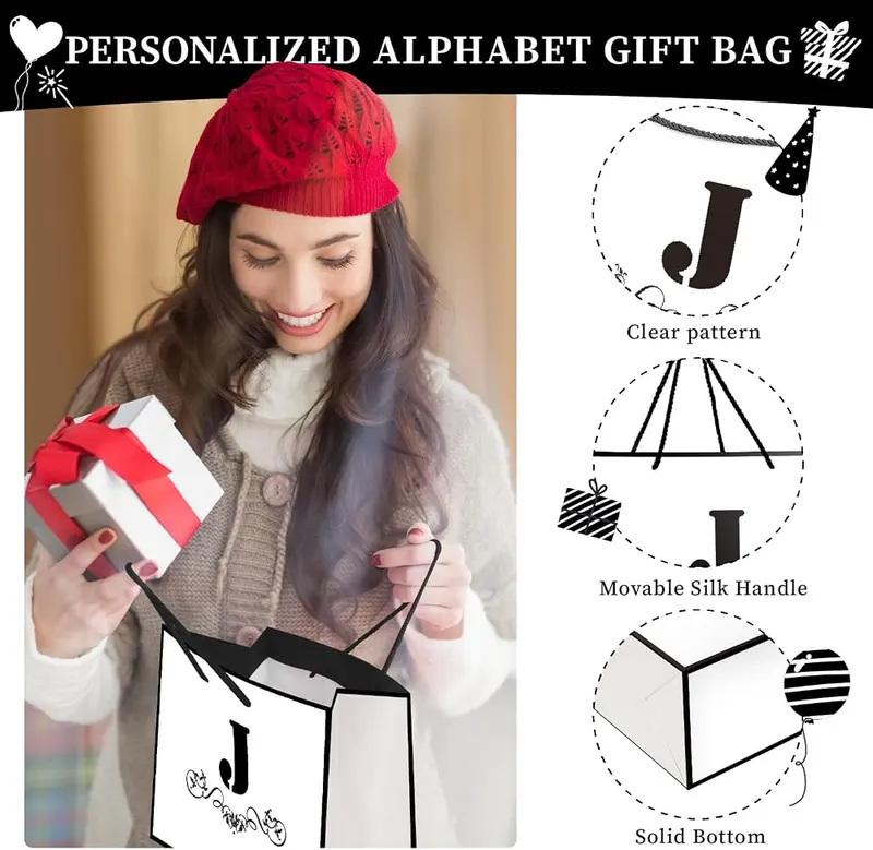 ysmile Letter Gift Bag – You can use it for birthday, party decoration
