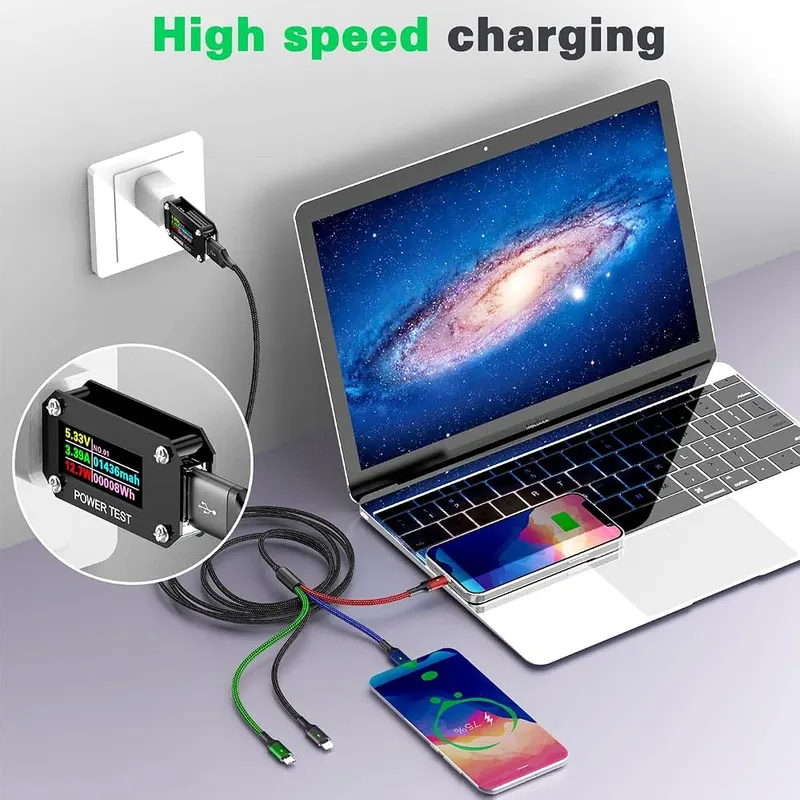 YTLUSN Multi Charging Cable 4A – Perfect Compatibility