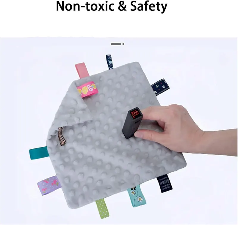Yufiova Baby Security Blanket – Baby Blankets for Boys - Baby sensory blanket