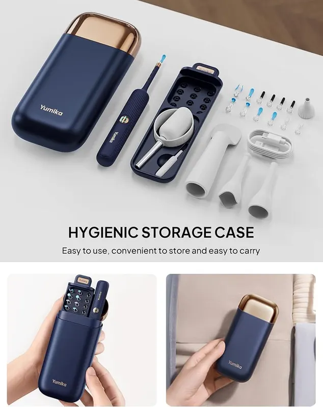 Yumika Ear Wax Removal Tool Camera – Ear tweezers included
