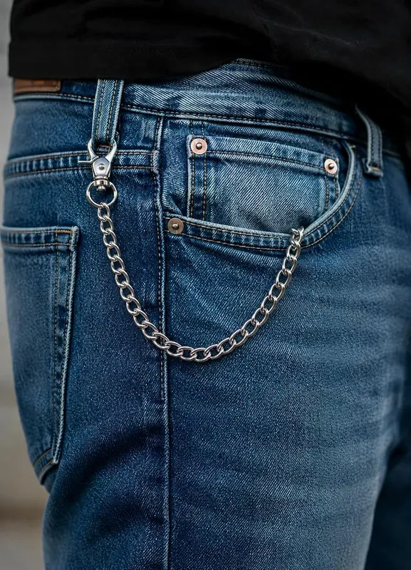 ZADL 2 Pack 27.6 Inch Wallet Chain – Suitable for jeans and belt loops