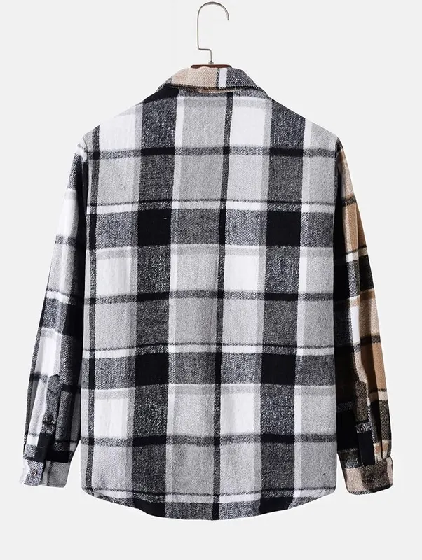 ZAFUL Classic Plaid Shirt – Polyester easy care fabric