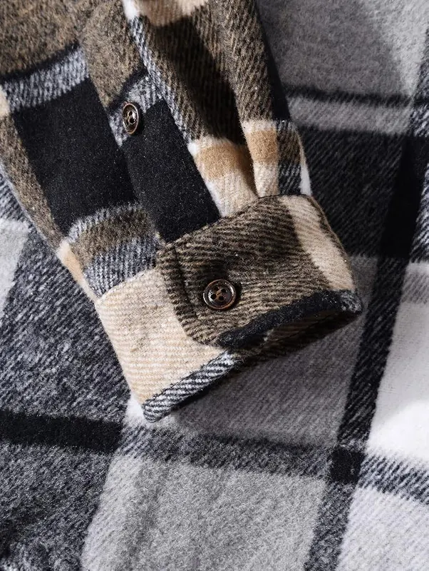 ZAFUL Classic Plaid Shirt – Measurements listed for sizing