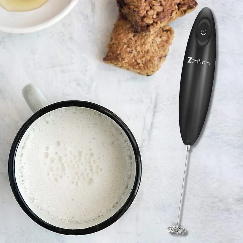 Zeattain Milk Frother Handheld Mixer – One-Touch Operation