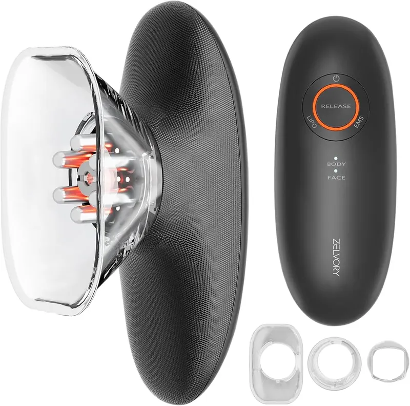 Zelvory 3-in-1 Body Sculpting Machine in Dark Black