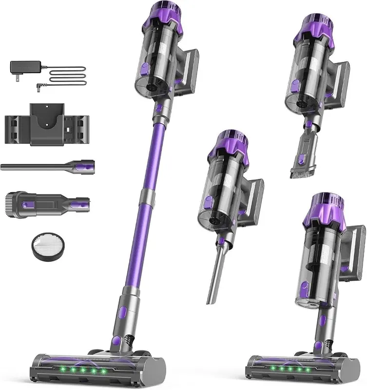 Zerinax Cordless Vacuum Cleaners in Purple