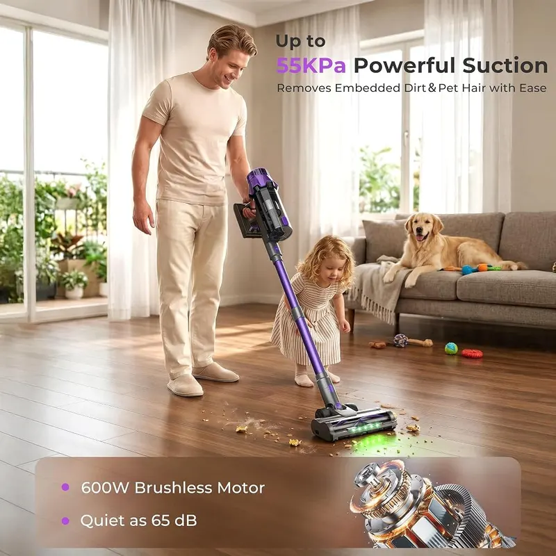 Zerinax Cordless Vacuum Cleaners – Long Battery Life