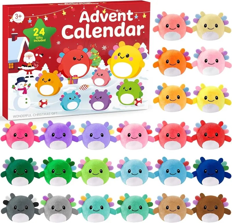 Zesua Advent Calendar 2026 in red