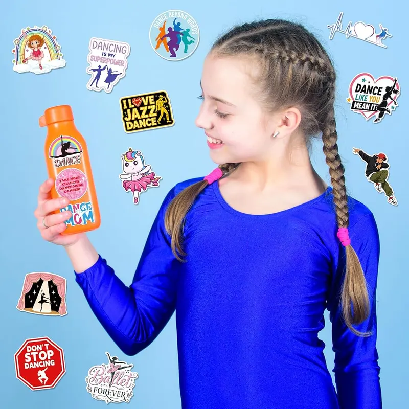 zheyistep 200PCS Dance Stickers – Features ballet and hip hop styles