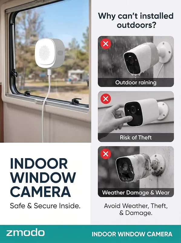 Zmodo Rv Window Camera No Drill Wireless – product photo 8 of 8