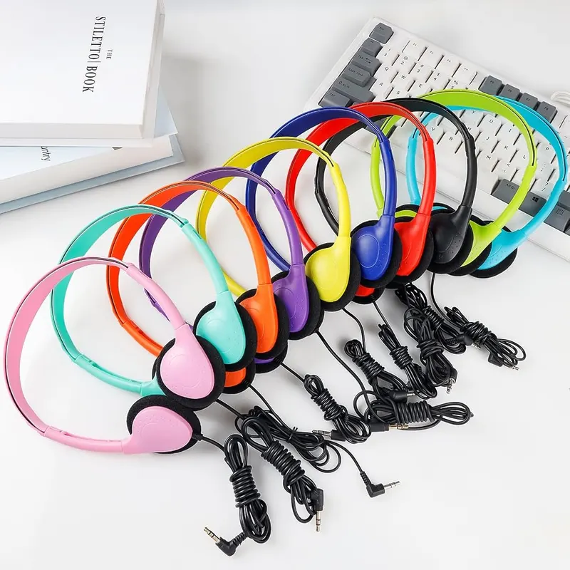ZXQZYM 15 Pack Bulk Headphones – Designed for comfort and lightness, ideal for kids