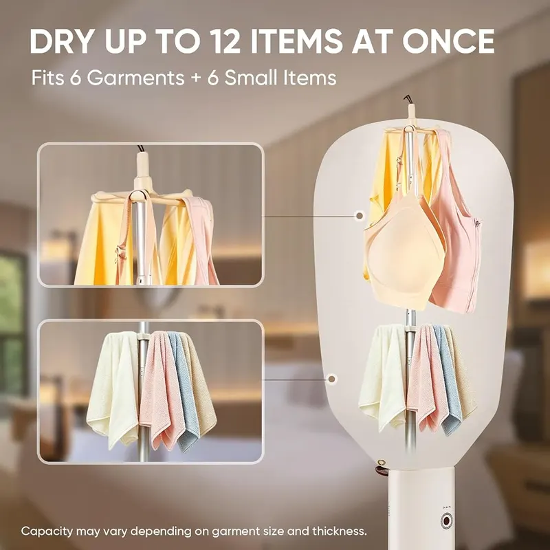 zylo Portable Dryer – Three timer settings for convenience